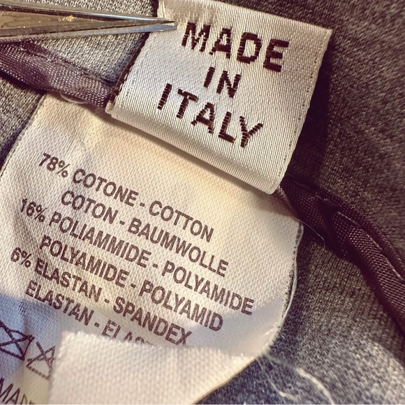 Rivamonti for Saks Fifth Avenue Heather Gray Pintuck-Detailed Knit Pencil Skirt - Picture 9 of 12